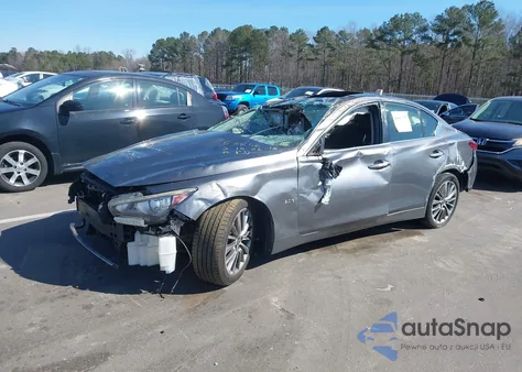2018 Infiniti Q50 3.0T Luxe z USA, uszkodzony, nr VIN JN1EV7AP8JM359895